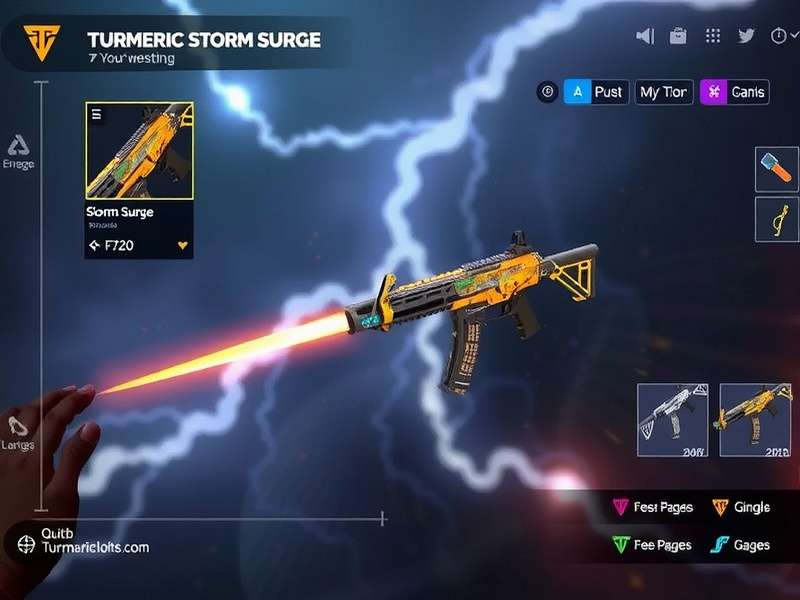 Turmeric Storm Surge Gameplay Screenshot